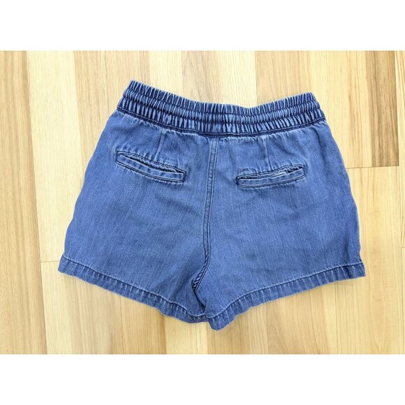 GAP XS Drawstring Waist Stretch Denim Shorts Blue EUC - Picture 4 of 4